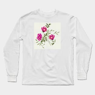 Pink Spring Flowers Long Sleeve T-Shirt